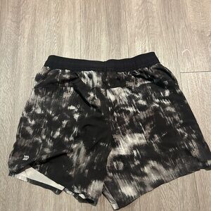 All in Motion Black and White Athletic Shorts